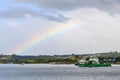 Rainbow, Chiloe Island, Chile Royalty Free Stock Photo
