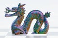 Rainbow Chinese Lucky Dragon Figurine 