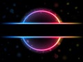 Rainbow Circle Border Royalty Free Stock Photo