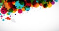 Rainbow circles Royalty Free Stock Photo