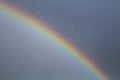 Rainbow on Clear Sky Royalty Free Stock Photo