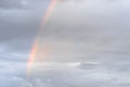 Rainbow in clouds