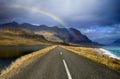 Rainbow - Coastal Road - Iceland