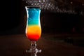 Rainbow cocktail