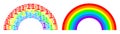 Rainbow Collage of Binary Digits