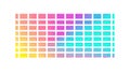 Rainbow Color Gradient Pixel Grid Texture, vector design Generative AI Royalty Free Stock Photo