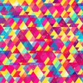 Rainbow color mosaic seamless pattern Royalty Free Stock Photo