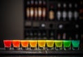 Rainbow color shots Royalty Free Stock Photo