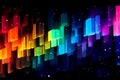 Rainbow Color Splash series, Fractal paint background design Royalty Free Stock Photo