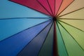 Rainbow Color Umbrella Royalty Free Stock Photo