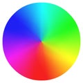 Rainbow color wheel Royalty Free Stock Photo