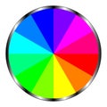 Rainbow color wheel.