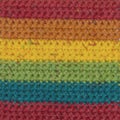 Rainbow colored acrylic yarn texture
