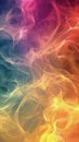 Rainbow Colored Background With Smoke Emanating Royalty Free Stock Photo