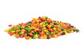Rainbow Colored Candies Royalty Free Stock Photo