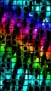 Rainbow Glass Mosaic Tiles