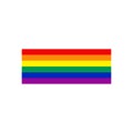 Rainbow colored flag symbol of LGBTQ+. The variety and diversity of love sign, gay, transsexual, lesbian, bisexual, homosexual