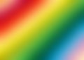 Rainbow colored free hand digital diagonal strokes
