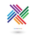 Rainbow colored logo