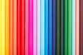 Rainbow Colored Pencils Row Royalty Free Stock Photo