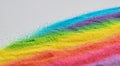 rainbow colored sand stripes colors like blue,red,green,orange,yellow,purple,pink,violet on white background in high resolution Royalty Free Stock Photo