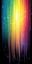 Rainbow Colored Sparkling Straight Verticle Lines Gradient Stripes Colorful Background Wallpaper Royalty Free Stock Photo