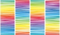 Rainbow Colored Striped Pattern Seamless White Background