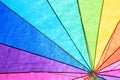 Rainbow Colored Summer Umbrella Royalty Free Stock Photo