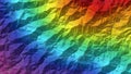 Rainbow-Colored Topographic Map Royalty Free Stock Photo