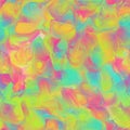 Rainbow colored triangular pattern with reflection. Bright seamless background