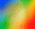 Rainbow colored waves light background