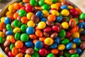 Rainbow Colorful Candy Coated Chocolate Royalty Free Stock Photo