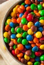 Rainbow Colorful Candy Coated Chocolate Royalty Free Stock Photo