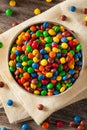 Rainbow Colorful Candy Coated Chocolate Royalty Free Stock Photo