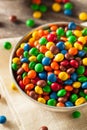 Rainbow Colorful Candy Coated Chocolate Royalty Free Stock Photo