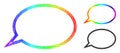 Spectral Linear Gradient Hint Cloud Icon