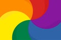Rainbow colors Colorful background with Curved Ray star Sunburst Background Royalty Free Stock Photo
