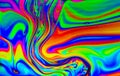 Rainbow colors created by soap, bubble, Royalty Free Stock Photo