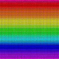 Rainbow colors gradient seamless knitted background. Vector