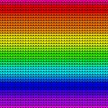 Rainbow colors gradient seamless knitted background. Vector