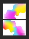 Rainbow colors on white background. Vibrant color