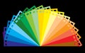 Rainbow colour film Royalty Free Stock Photo