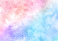 Rainbow coloured hand painted watercolour background Royalty Free Stock Photo