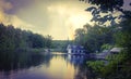 Rainbow at cottage