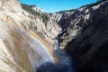 The Rainbow Created from the Mist of the Lower Falls