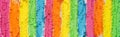 Rainbow creative background of lines drawn with multi-colored crayons