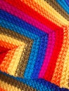 rainbow crochet blanket