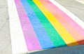 Rainbow crosswalk inclusion LGBTQ community Key West