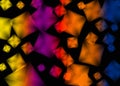 Rainbow cube style background style image