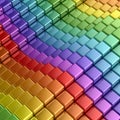 Rainbow cubes